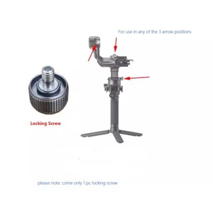 1x DJI RSC2 Axis Arm Locking Screw DJI RSC2 Motor Arm Knob for Cross Roll Axis - Bild 1 von 6