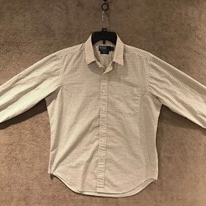 Polo by Ralph Lauren Mens Andrew Classic Fit Long Sleeve Shirt Size 16 34/35 - Picture 1 of 12
