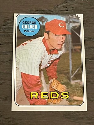 1969 Topps George Culver #635 Cincinnati Reds  (B) - Image 1 of 2