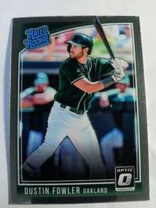 2018 DONRUSS OPTIC BASEBALL - #50 - Dustin Fowler RR RC- Oakland Athletics - Picture 1 of 2