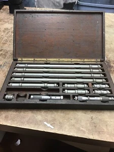LOTE DE VARILLAS DE MEDICIÓN Y MICRÓMETROS DE EXTREMO LUFKIN PARA CAJA DE MÁQUINA DE PERFORACIÓN JIG VER DESCRIPCIÓN - Imagen 1 de 6