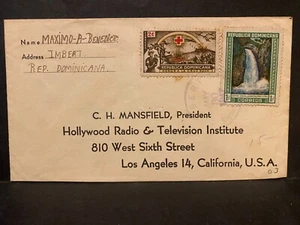 DOMINICAN REPUBLIC, ca1930-1950's, BUSINESS COVER, Stamped - postmarked - Picture 1 of 4