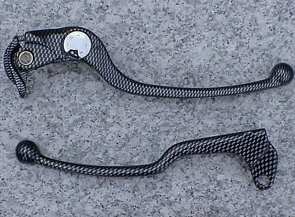 2004-2005 Suzuki GSXR600 GSXR750 GSXR 600 750 CARBON FRONT BRAKE & CLUTCH LEVERS - Image 1 of 1