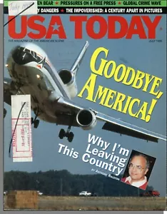 USA Today Magazine - 1995, July - Singapore, Imperial Tombs of China - Imagen 1 de 3