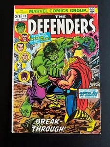 Defenders #10 - Thor Vs. The Hulk (Marvel, 1973) VF- - Picture 1 of 3