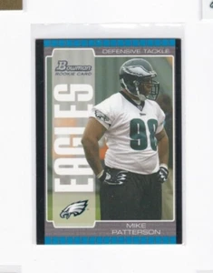 MIKE PATTERSON 2005 BOWMAN FOOTBALL ROOKIE CARD-SHIPS FREE - Picture 1 of 22