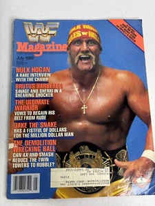 VTG WWF Magazine July 1989 Hulk Hogan WWE Wrestling - Picture 1 of 8