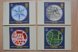 1989 PHQ postcards - Microscopes - set of 4 - Picture 1 of 1