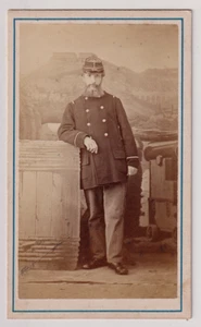 CDV Quinet à Paris - MILITAIRE 220e bataillon ? - Guerre de 1870 - Vintage print - Picture 1 of 3