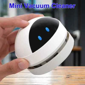 Mini Vacuum Cleaner - Portable USB Charging Desktop Cleaner, Table Sweeper - Picture 1 of 6