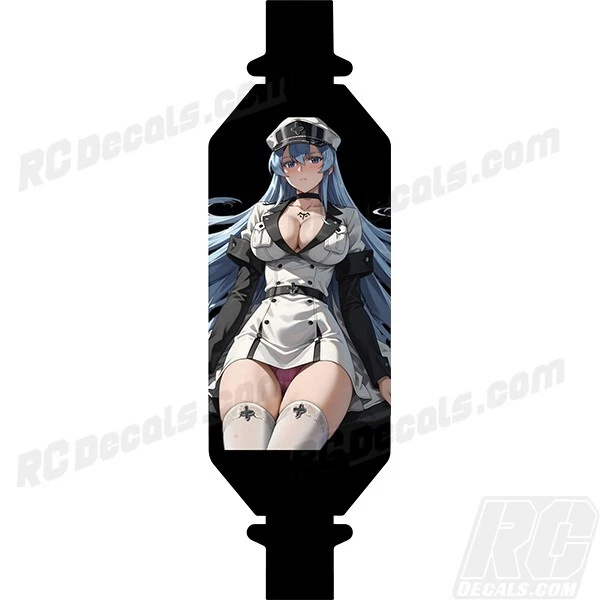 Losi Desert Buggy Chassis Protector Graphic Decal Esdeath Anime 2 - Image 1 of 1
