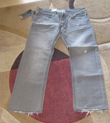 JORDAN CRAIG  JE 2266 GREY JC JEANS  100% COTTON  size  waist MEN 32/32 L - Image 1 of 3