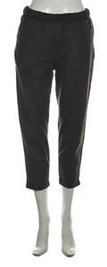 Patrizia Pepe Firenze Womens Pants Size 44 Brown Solid Capri Slacks Cotton - Picture 1 of 4