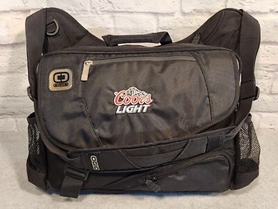 Bolsa de viagem OGIO Street Hip Hop Coors leve mensageiro preta acolchoada laptop - Imagem 1 de 4