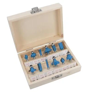Juego de brocas de enrutador de punta de carburo de tungsteno de 12 piezas cortador de vástago de pulgada laminado TE - Imagen 1 de 6