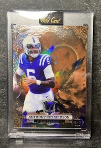 2024 Wild Card 7 Card Studs Anthony Richardson /7 SSP Colts Refractor - Picture 1 of 2