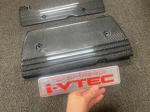 Carbon Fiber Intake Manifold & Spark plug Cover for 2008-2012 Honda Accord 2.4L - Picture 1 of 4