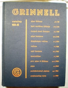 GRINNELL Catalog ASBESTOS Gaskets Valve Packing Pipe Insulation J-M Durabla 1960 - Picture 1 of 9
