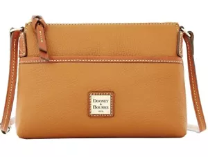 Dooney and Bourke NEW w/tags! Ginger Pouchette! BEIGE! Leather Reg. $158 - Picture 1 of 4