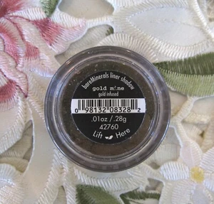 BARE ESCENTUALS~GOLD MINE LINER SHADOW~.01 oz..28 g ~Gold-Infused Brown~ *NEW* - Picture 1 of 2