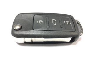 RFC 3 button flip key case for VW Volkswagen Touareg remote fob 2002 - 2010 - Picture 1 of 4