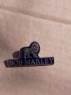 Bob Marley lion vintage metal pin badge good condition 