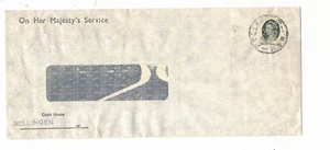 Australia 1963 5d QE OS NSW on OHMS COURT HOUSE Cover,cds BELLINGEN NSW - Picture 1 of 1