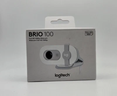 Logitech Brio 100 - Cámara web 1080p Full HD para reuniones y transmisión - Off-White Foto 1 de 4
