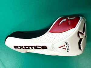 TOP Tour Edge Exotics XCGV Driver Headcover Golfschläger Head Cover Rot Weiß - Bild 1 von 3
