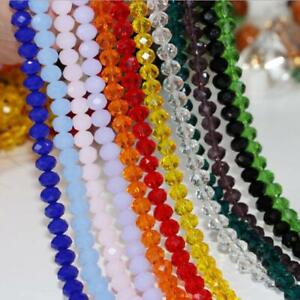 500pcs Mix 4/6/8mm Austria Crystal Rondelle beads #5040 Fashion Jewelry