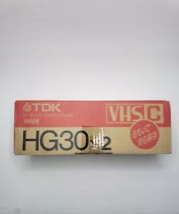 10x TDK VHS-C HG30x2 Ultimate Camcorder Video Tapes - Imported from Japan - Picture 1 of 6