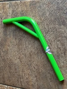 Vintage Green 7/8" BRACED LAID BACK SEAT POST Old School BMX Lay 22.2 Tuf Neck - Picture 1 of 7