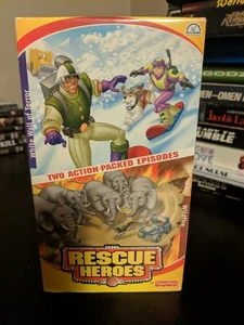Rescue Heroes Fisher Price VHS 2 episodes 90s Cartoon ***Buy 2 Get 3 Free*** - Imagen 1 de 1