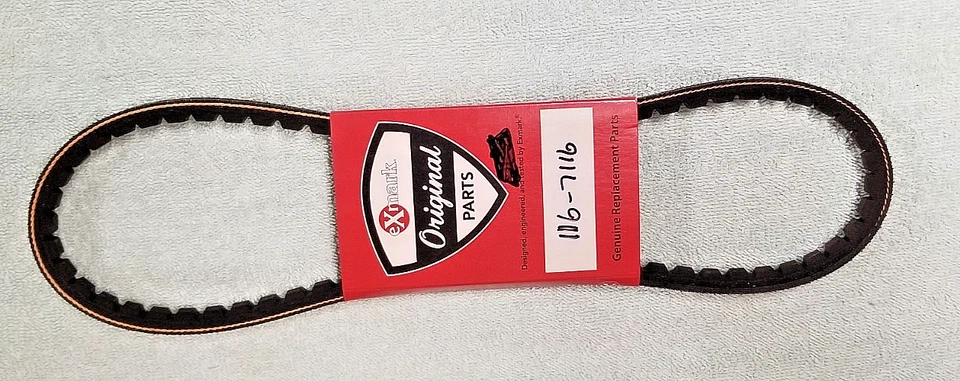 BELT,COGGED, EXMARK 116-7116  NEW OEM GENUINE - Image 1 of 1