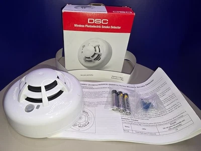 Detector de humo fotoeléctrico inalámbrico DSC WS4936 433 MHz PowerSeries Foto 1 de 4