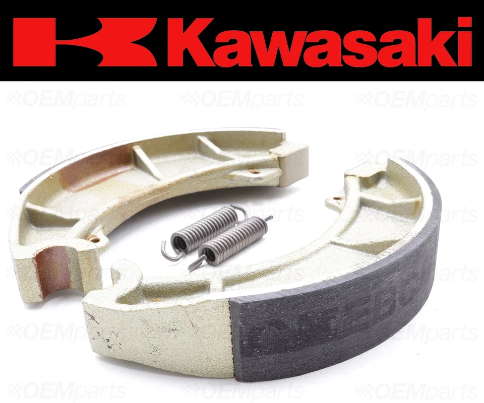 Set of (2) Kawasaki FRONT Brake Shoes and Springs #41048-019 (See Fitment Chart) - Image 1 of 4