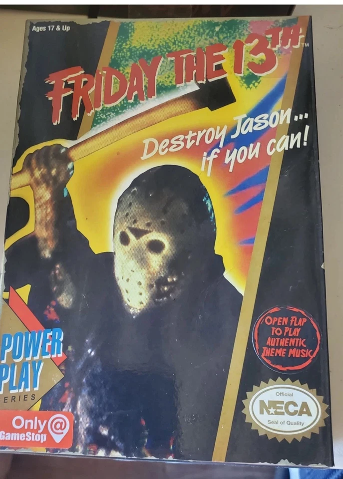 NECA Friday the 13th NES Jason Voorhees Gamestop Exclusivo 8 bits Foto 1 de 4