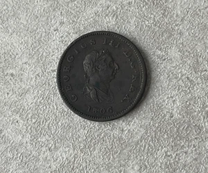 1806 Great Britain 1/2 Half Penny L2 - Picture 1 of 2