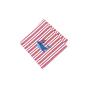 Whale Stripe Napkin - Picture 1 of 1