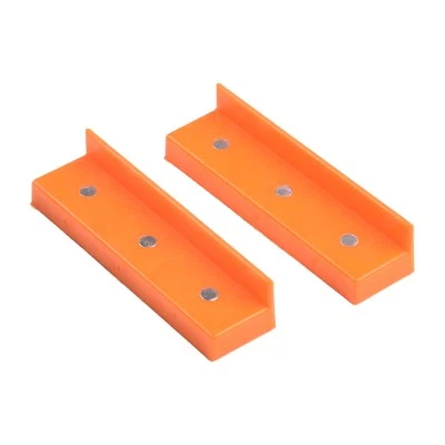 2pcs 4/5/6 Inch Magnetic Soft Pad Jaw Rubber For Metal Vise Bench-Machine-Tools - Image 1 of 4
