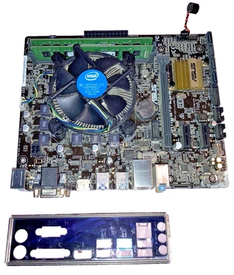 Asus H110M-Plus Motherboard i7-6700 CPU 16GB RAM combo - Image 1 of 4