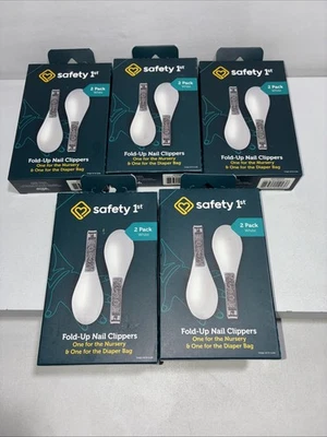 5- Pack de 2 cortaúñas plegables de seguridad selladas para bebés  Foto 1 de 4