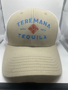 Sombrero Teremana Tequila Camionero Snapback Beige Malla Gorra The Rock Promo Nuevo con Etiquetas - Imagen 1 de 4