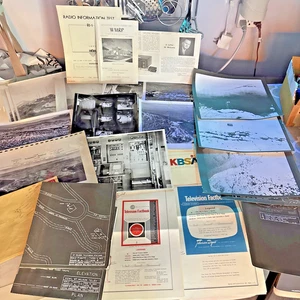 Vintage Historical Photos Maps TV Radio Antenna Station 1950/60’s MT Wilson - Picture 1 of 10