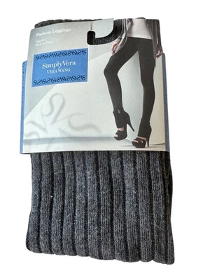 Simply Vera Wang Ribbed Knit leggings Size 2/3 Heather Gray NWT - Image 1 of 4