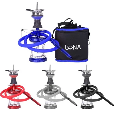Luna Hookah Vacanza Shisha Wasserpfeife Komplett Set alle Farben To Go Shisha - Bild 1 von 4