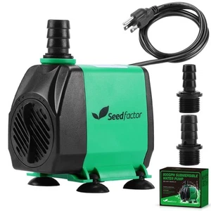 800GPH Aquarium Pump (3000L/H, 24W), Ultra Quiet Water Pump with 10ft. High L... - Picture 1 of 7