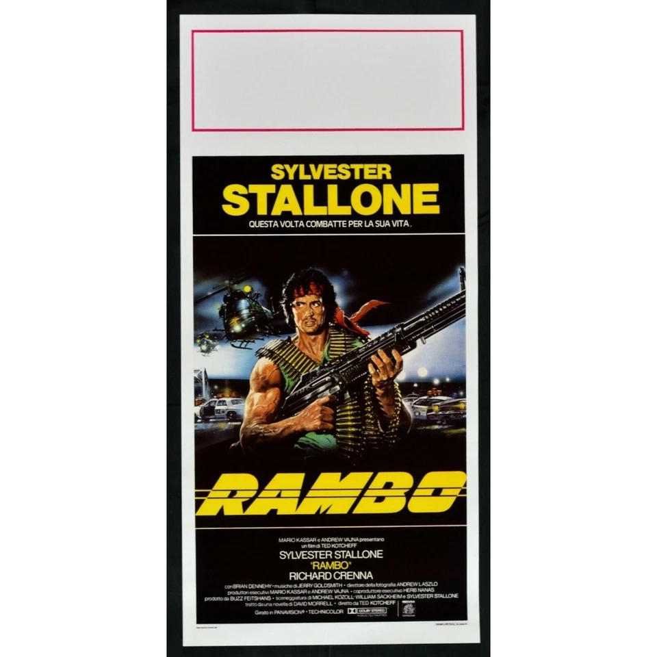 locandina RAMBO sylvester stallone crenna kotcheff rocky cinema poster B24 - Bild 1 von 1
