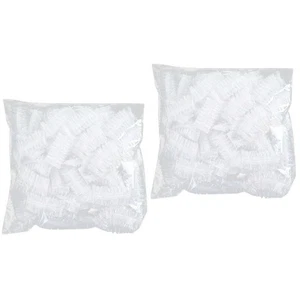 400 piezas Cubierta de oído desechable de plástico impermeable tapas protectoras de oído salón - Imagen 1 de 12