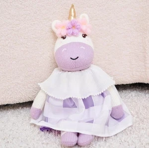Softphia Knitted Soft Stuffed Unicorn Baby's First Toy New Sealed With Tags - Picture 1 of 5